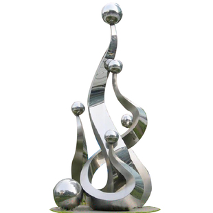 校园不锈钢雕塑定制大型抽象文化艺术品雕塑城市园林金属雕塑摆件