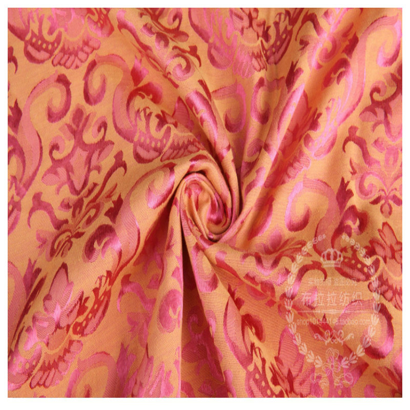 元宝花提花棉布料面料提花布汉服布料双面提花服装布料提花棉布