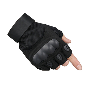 户外军迷战术手套半指男夏季骑行摩托车防滑训练登山黑鹰手套漏指