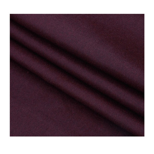 澳洲进口深紫红色双面顺毛羊绒面料秋冬大衣羊毛特价服装布料包邮