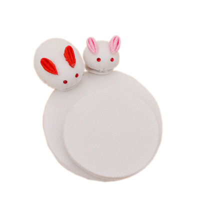 diy细工花簪摇粒绒和风兔子绉布