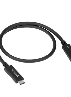 AENZR雷电3THUNDERBOLT3线40Gbps数据线5K高清USB-C连接显卡坞ssd