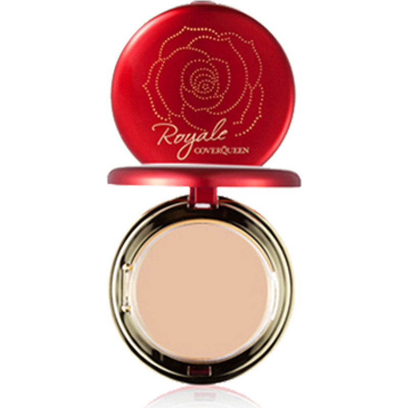 韩国原装 COVERQUEEN焕彩粉饼 定妆防水控油防水防汗提亮肤色