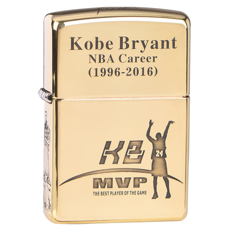 zippo打火机纯铜免费刻字NBA球迷