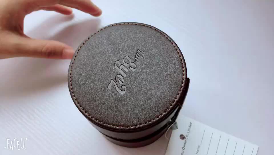 leather camera lens case