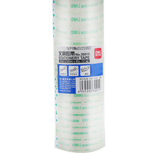 得力30015文具胶/1.2cm透明胶带/小胶带（1.2cm×30y）单卷