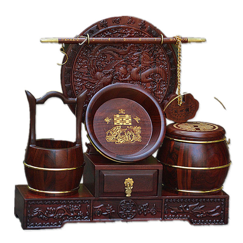 玉吊古典建筑翡翠珠宝酸枝木雕