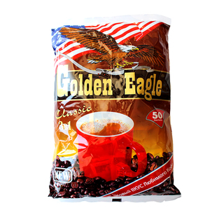 金鹰咖啡速溶三合一原装进口马来西亚俄罗斯畅销原味丝滑提神醒脑