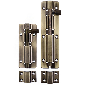 固特GUTE 4寸/6寸 青古铜插销 房门柜门门栓 长100MM/150mm