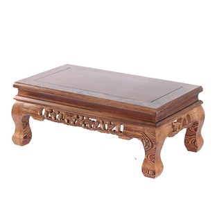 鸡翅木飘窗炕几茶几大号实木底座玉石佛像财神鱼缸摆件红木木托