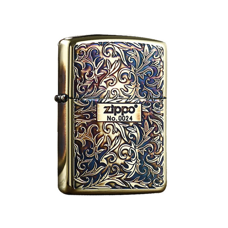 Zippo五面深雕新疆煤油打火机