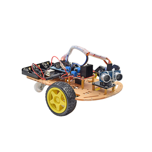 适用arduino uno主板智能小车循迹可编程避障跟随遥控机器人套件