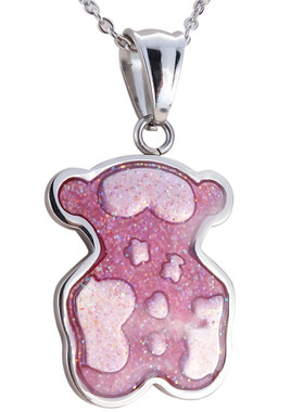 魔幻俏皮风粉色珠光darkxx项链