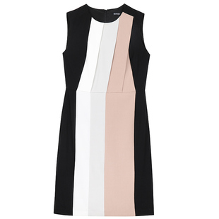 大码无袖拼接女装背心连衣裙高端欧货气质职业2025新款春夏季胖mm