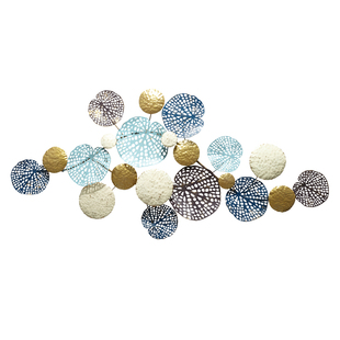 轻奢家居客厅壁饰背景墙面创意卧室铁艺金属北欧装饰壁挂艺术挂件