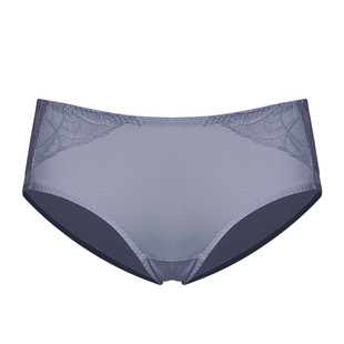 Bonny/博尼内裤女纯棉裆莫代尔无痕薄款透气蕾丝低腰三角女士内裤