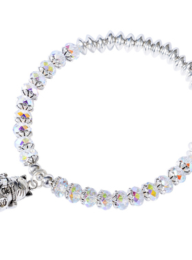 时尚个性风猫咪生日礼物水晶手链