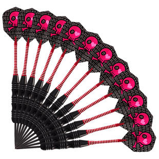 飞标飞镖针专业硬镖针式靶盘专用18-24克健力王投射靶子练习娱乐