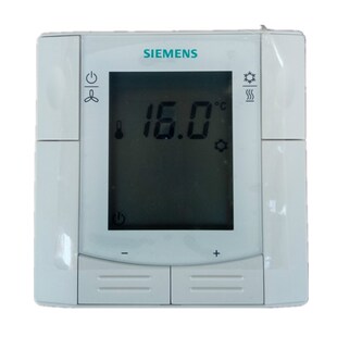 西门子液晶温控器中央空调控制面板风机盘管开关线控rdf310.2/mm