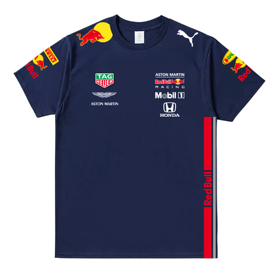 f1赛车服T恤红牛车队维斯塔潘