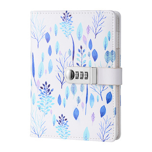 密码锁笔记本记事本韩国创意小清新礼物手账本加厚多功能日记本