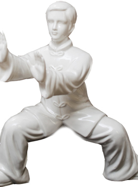 陶瓷功夫人物玄关样品房