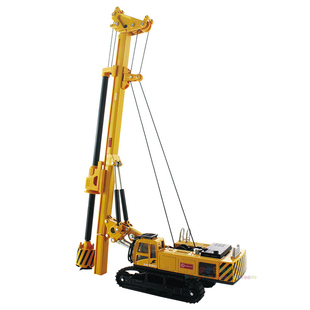 凯迪威合金工程车模型1:64地下连续液压旋挖钻机模型成槽机625021