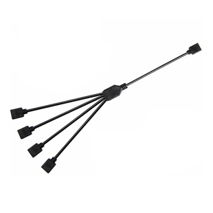 神光同步拓展线 4针RGB转接线 3针ARGB延长线 一拖二拖十集线器