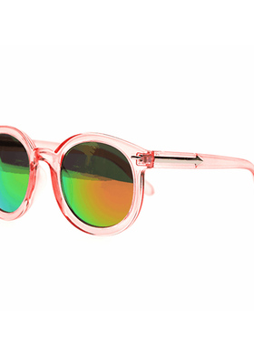 墨镜炫彩黑色复古风树脂太阳镜