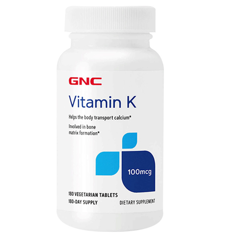 GNC维生素K1片180粒出血促进凝血