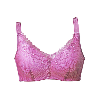 义乳文胸蓝色紫色肤色胸罩术后假乳定型四排扣无钢圈假胸内衣805