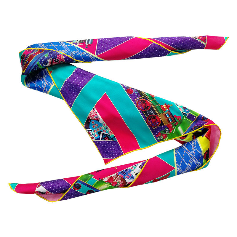 VIESCA原创真丝女士大丝巾韩国济州岛文化旅游购物特色礼物方巾