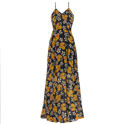 巴厘岛海边度假超仙风露背沙滩裙