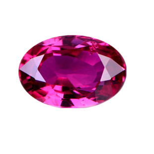 热粉蓝宝石卢比来椭圆形玫红碧玺宝石裸石戒指吊坠耳钉配石配钻