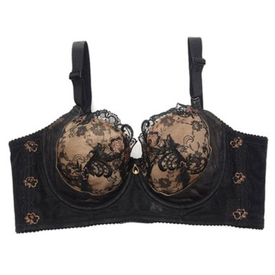 中脉拉卡薄款聚拢收副乳文胸