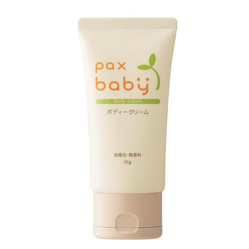 日本本土pax baby宝宝面霜婴儿童保湿护肤润肤身体乳50g干燥敏感