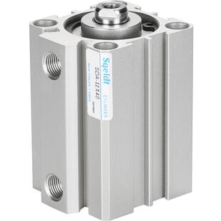 sqeldt内螺纹内牙薄型气缸SDA80-10-15-30/20/25/35/40-50x75*100