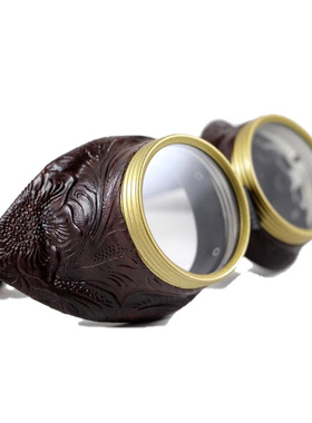 蒸汽朋克海盗绿片遮阳镜