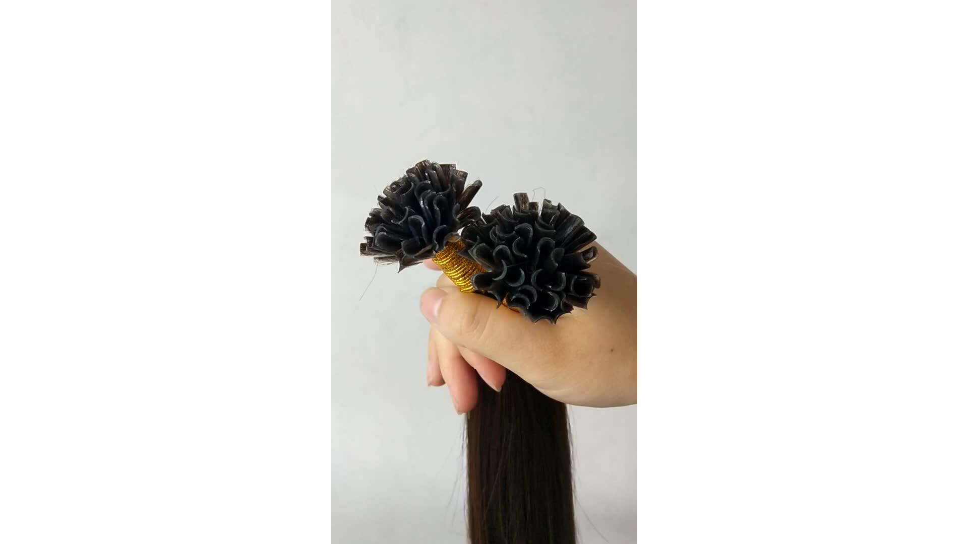 Double Drawn European Hair Flat Tip Hair Extensions Buy Flat Tip Hair 