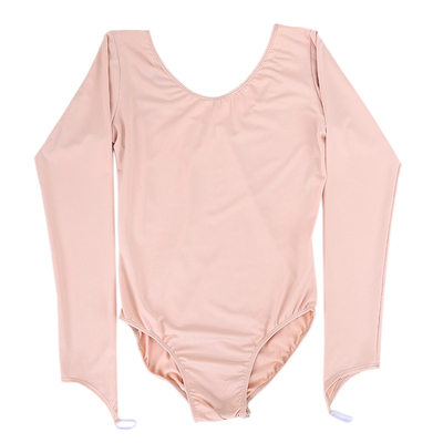 肤色长袖舞蹈抢装衣leotard
