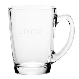 带把手家用玻璃杯印字耐高温定制水杯印logo茶杯杯子创意免费刻字