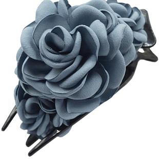 鸭嘴夹头饰女韩国头发夹子后脑勺发饰大号盘发抓夹头花发卡三齿夹