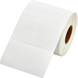 精圣标签打印条码纸 标签贴纸 铜版纸100*70*650张 不干胶