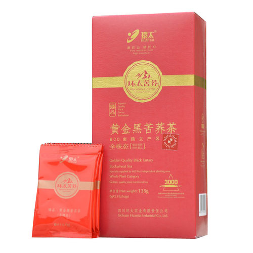 环太苦荞茶超微态全胚态168g袋装 四川凉山荞麦茶特产