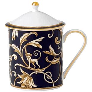 英国Wedgwood Cornucopia丰饶之角骨瓷带盖大茶杯/骨瓷马克杯