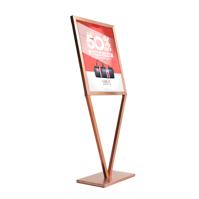 广告牌金属展示架海报立式落地