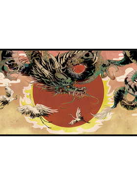 百特好独家授权日式风刺青装饰画