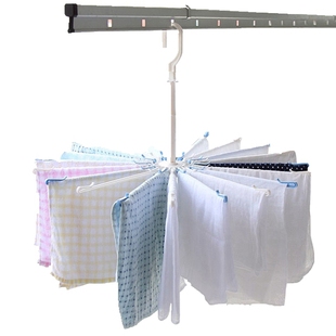 多功能伞形尿布架家用可折叠防风毛巾晾晒架新生儿宝宝婴儿晾衣架