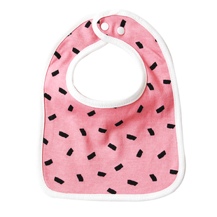 muslin tree新生儿口水巾宝宝纯棉针织按扣围嘴婴儿超柔吸水围兜