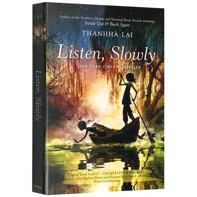 静静的听 Listen Slowly 英文原版小说 十二岁的旅程 英文版儿童文学书 纽伯瑞奖 十岁那年姐妹篇 进口原版英语书籍